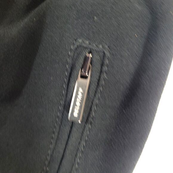 Belstaff England Dress Pants US 6 Black Stretch Front Crease Zipper Pocket UK 38 - Picture 7 of 11